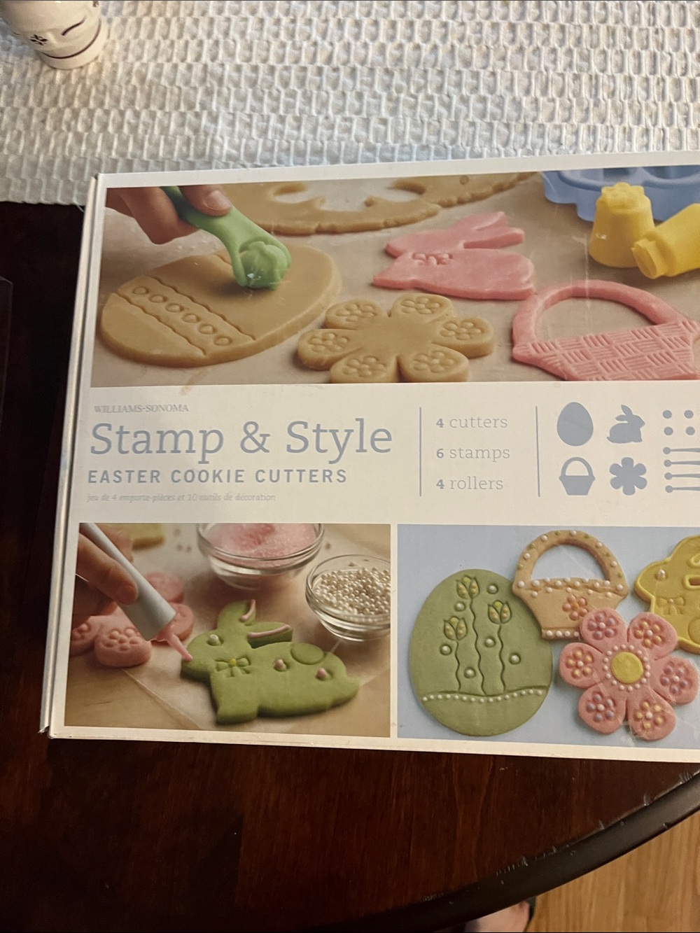 Williams Sonoma Easter Cookie Cutter Set - Pastel Pink, Green, Yellow, Blue